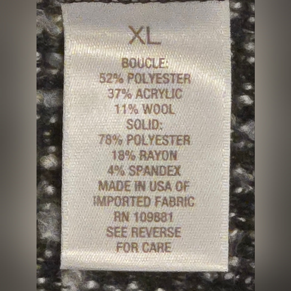 NWOT Roz & Ali Open Front Cardigan - Picture 7 of 8